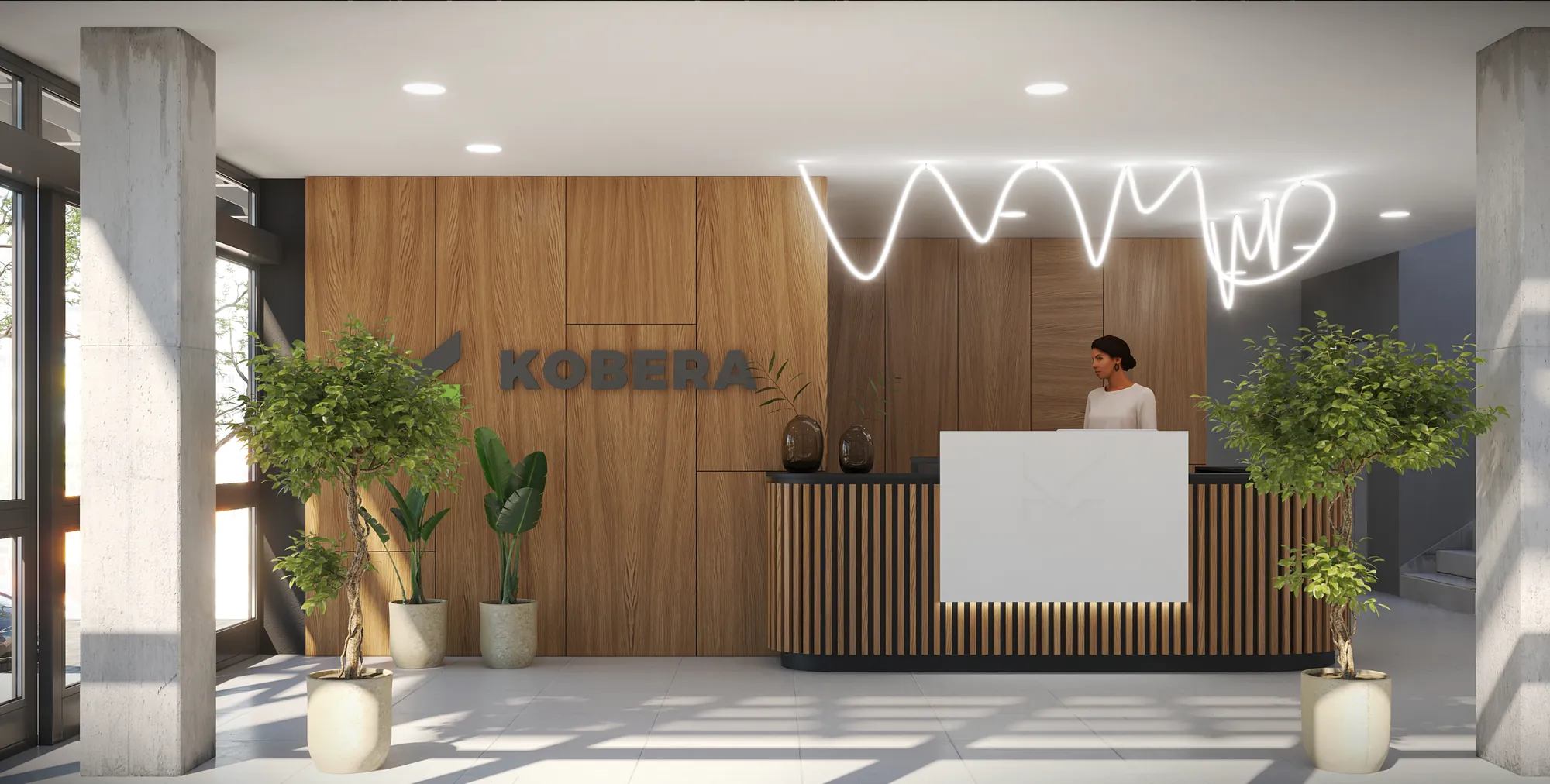 KOBERA – recepcia administratívnej budovy
